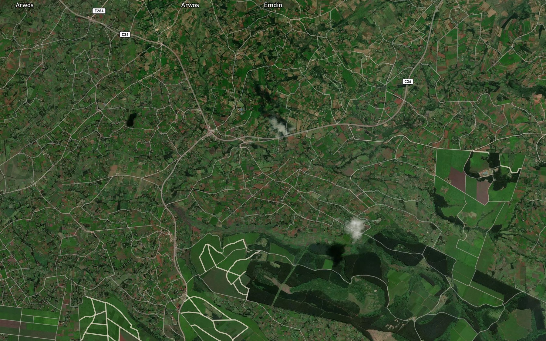 Satellite map of the Kibebet