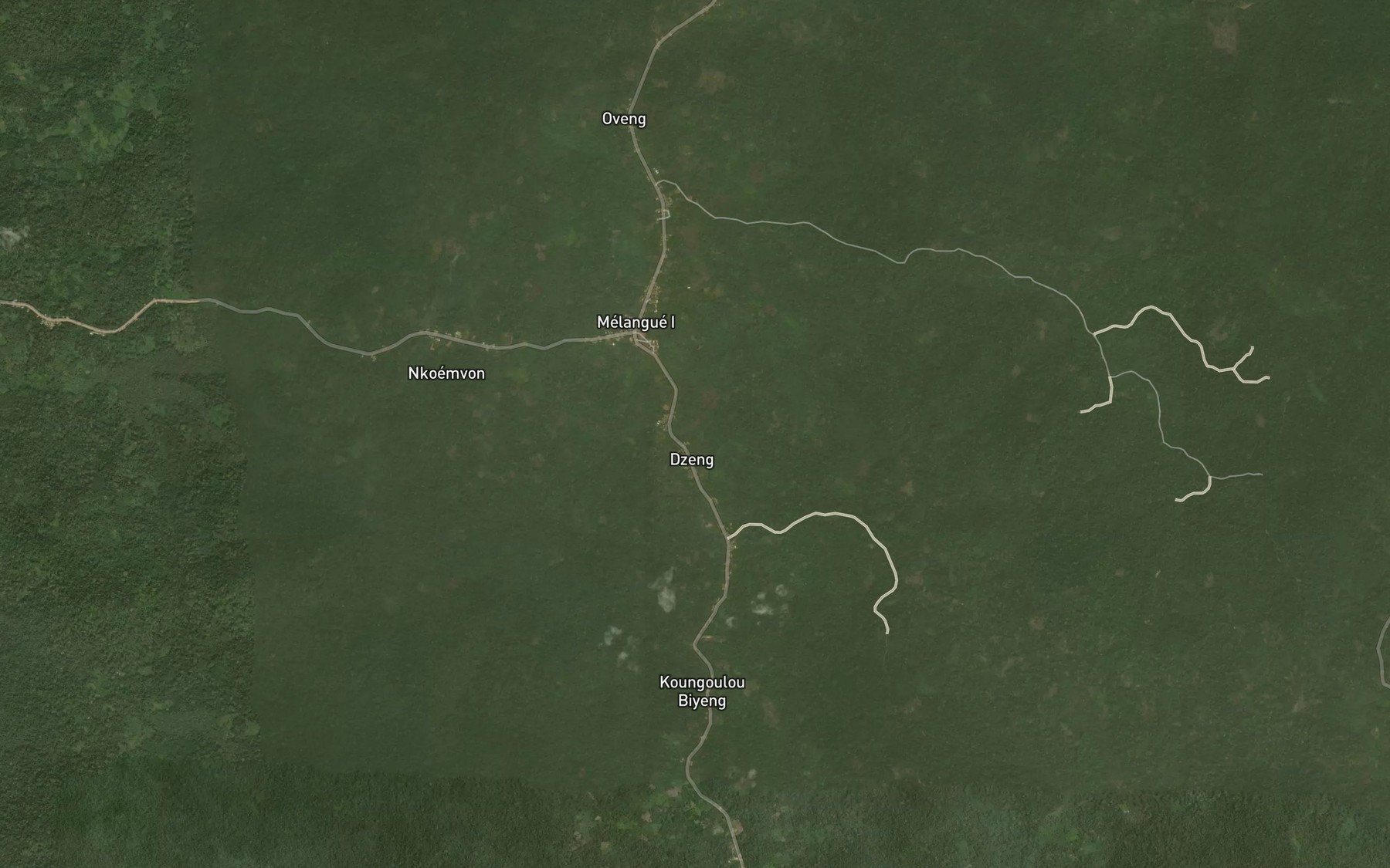 Satellite map of the Dzeng