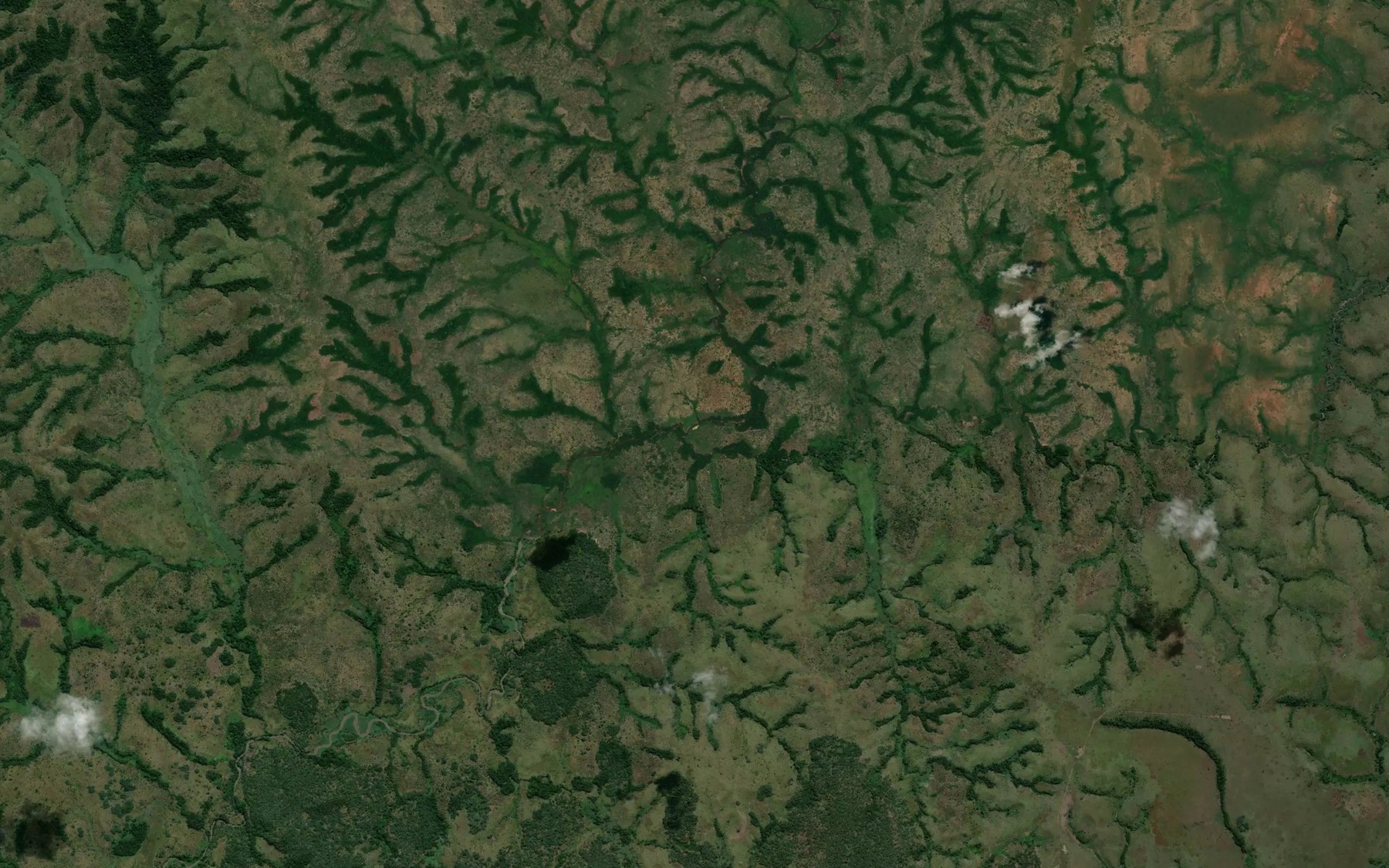 Satellite map of the Muheye