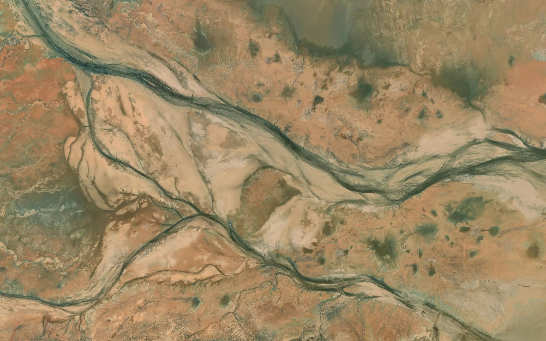 Satellite map of the Giddi-Giddinna Creek