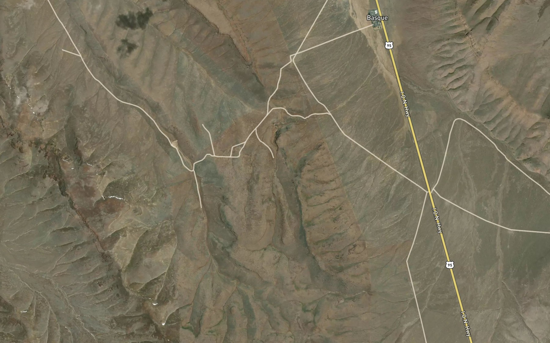 Satellite map of the North Blue Reservoir