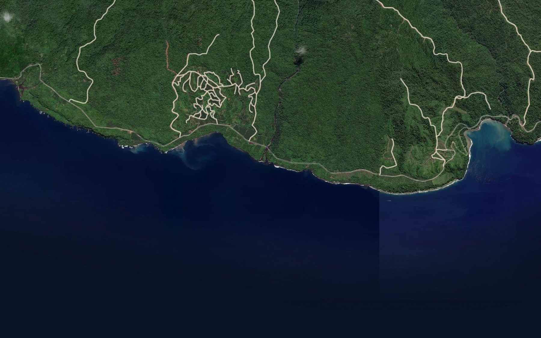 Satellite map of the Mangiliming Creek