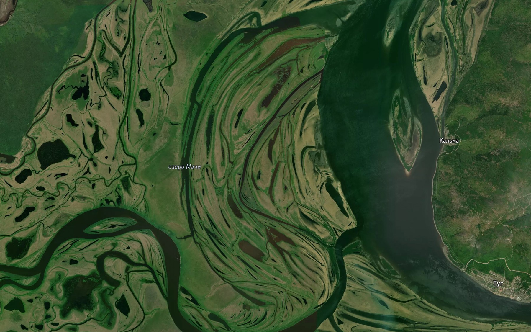 Satellite map of the Ozero Machi