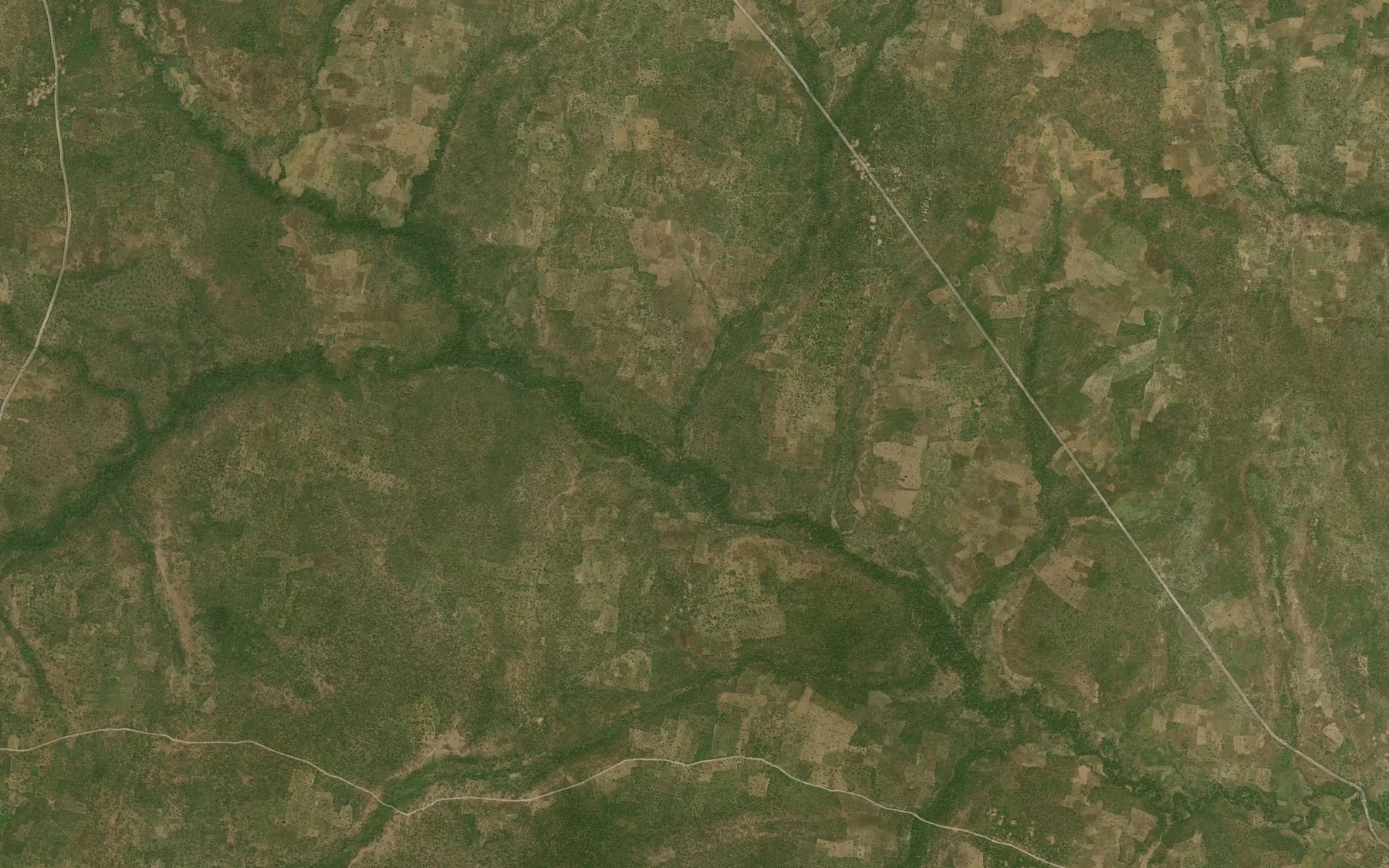 Satellite map of the River Sure