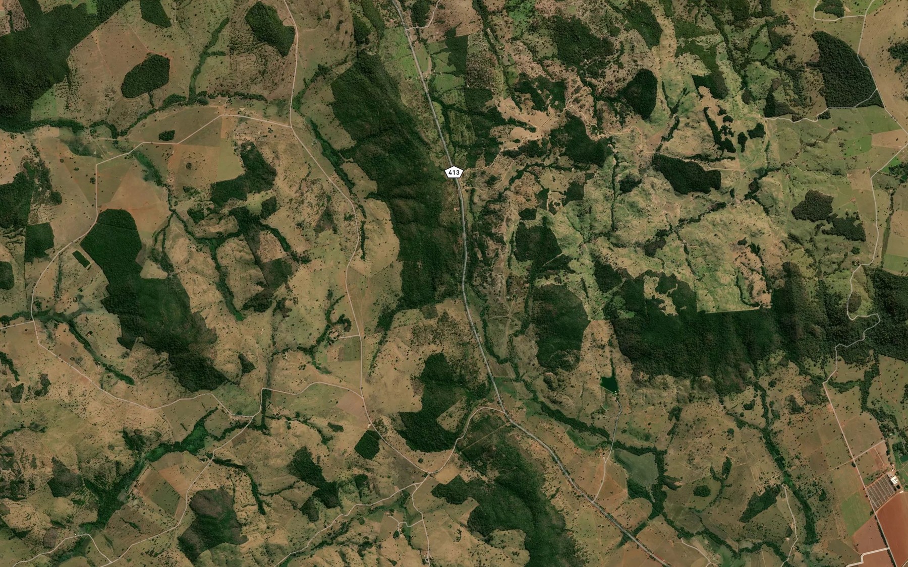Satellite map of the Corrego do Barreiro