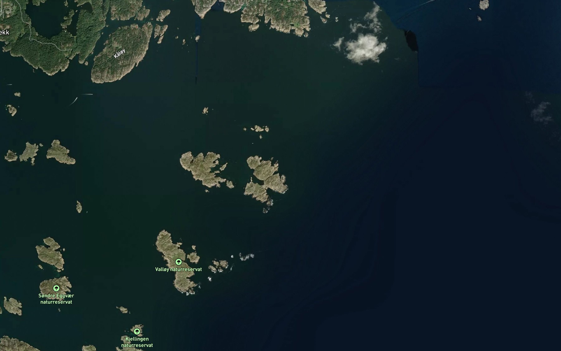 Satellite map of the Andershol