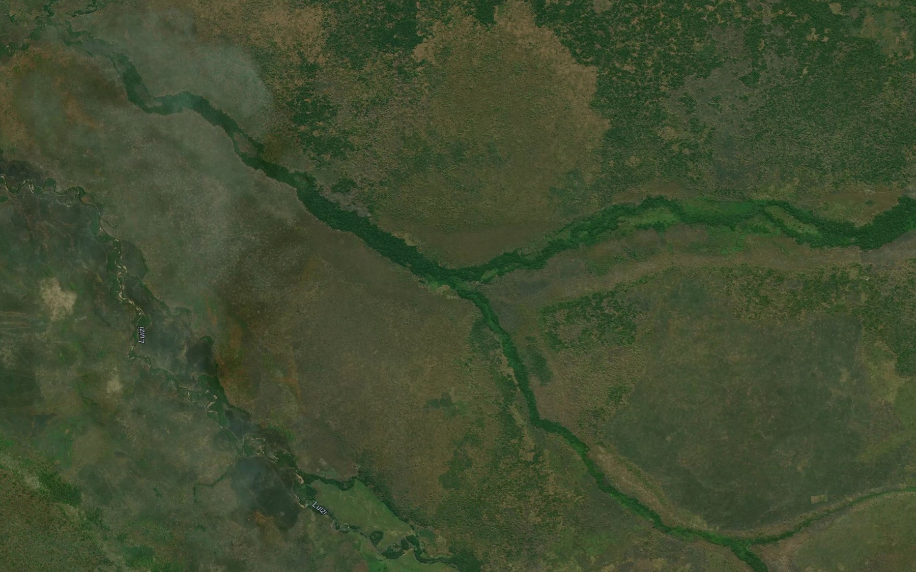 Satellite map of the Lukabila