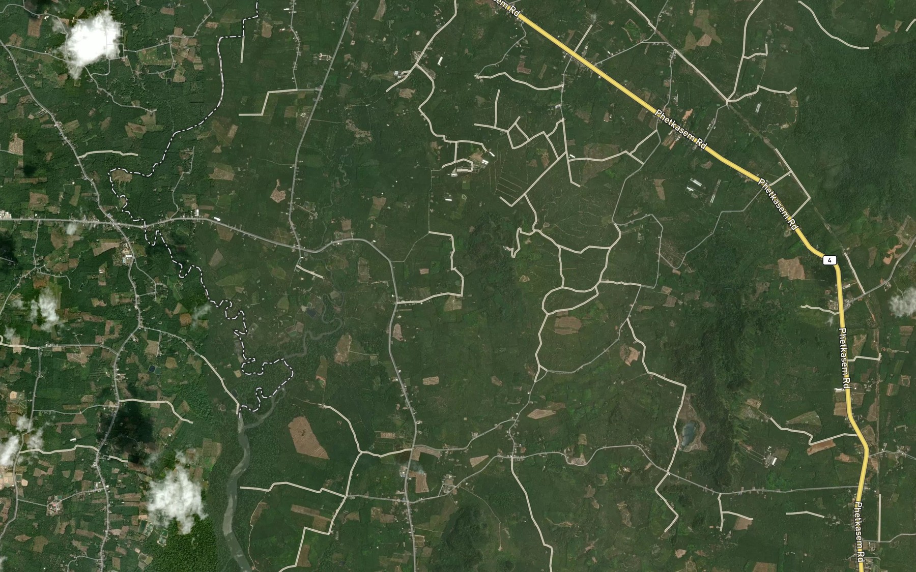 Satellite map of the Nong Khla