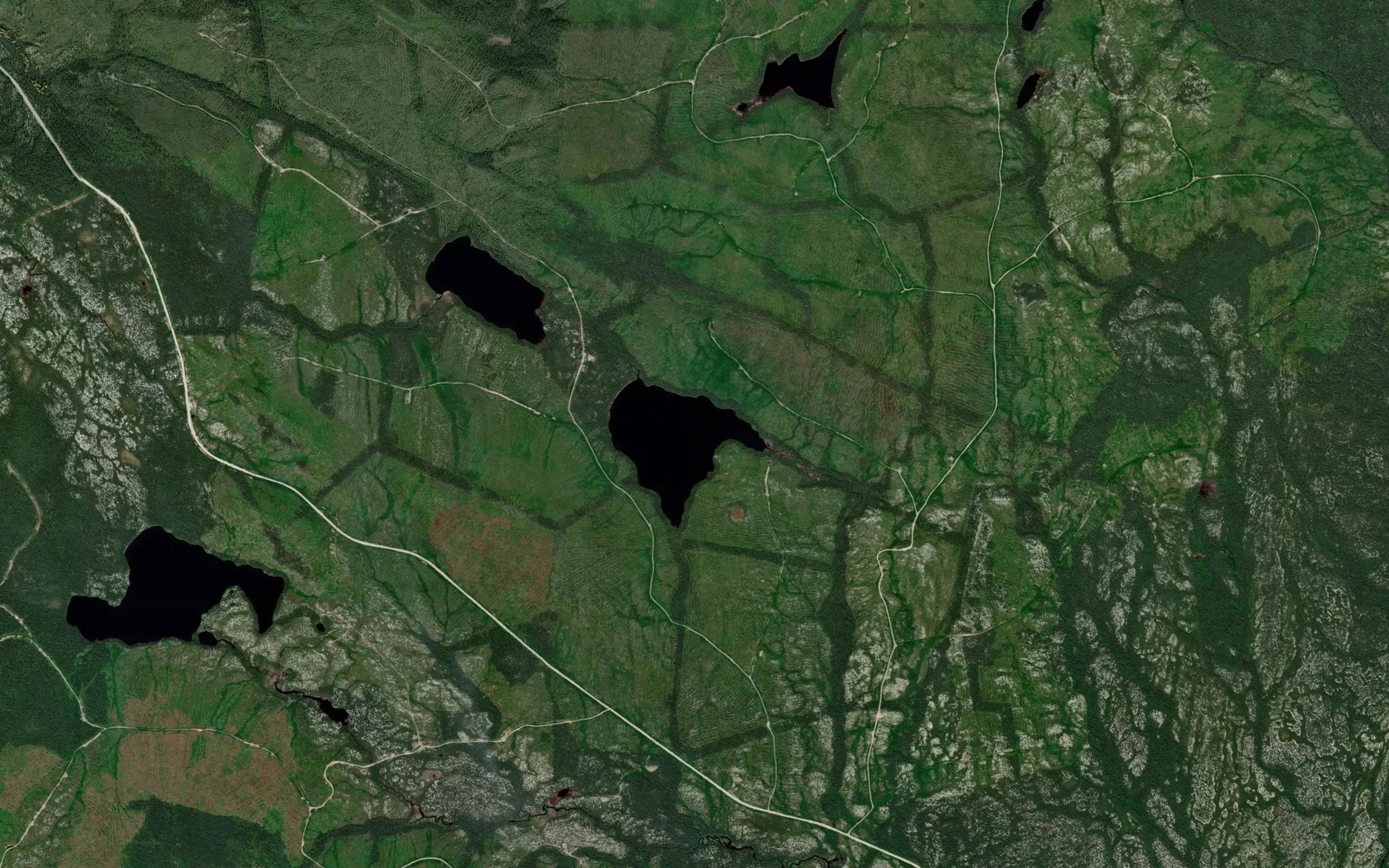 Satellite map of the Lac des Etages