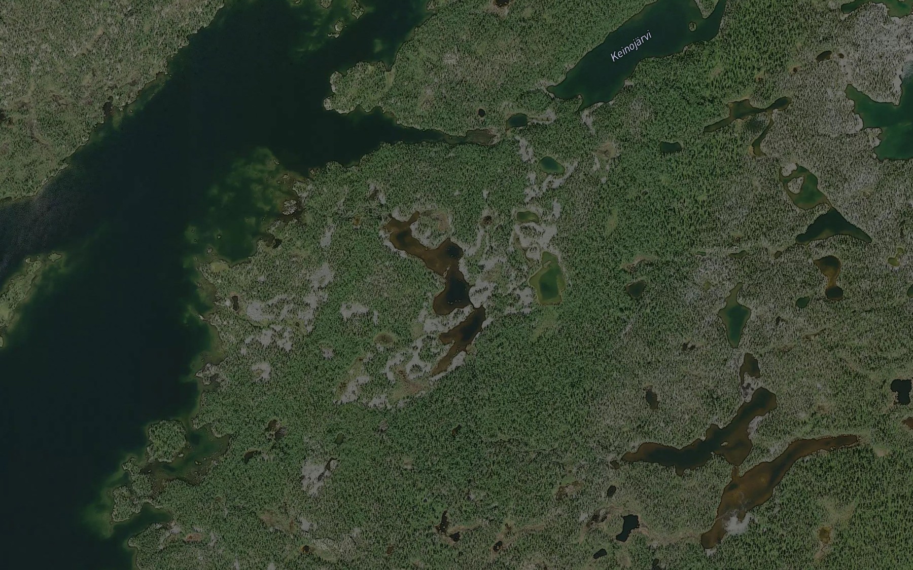 Satellite map of the Hukkalammet