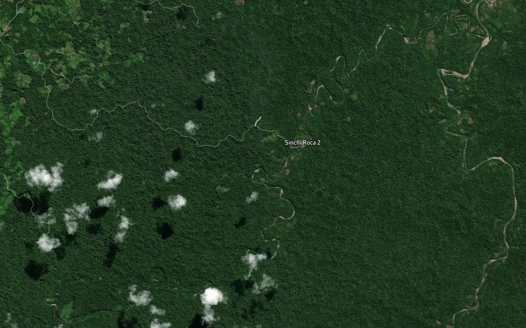Satellite map of the Rio Chanintia