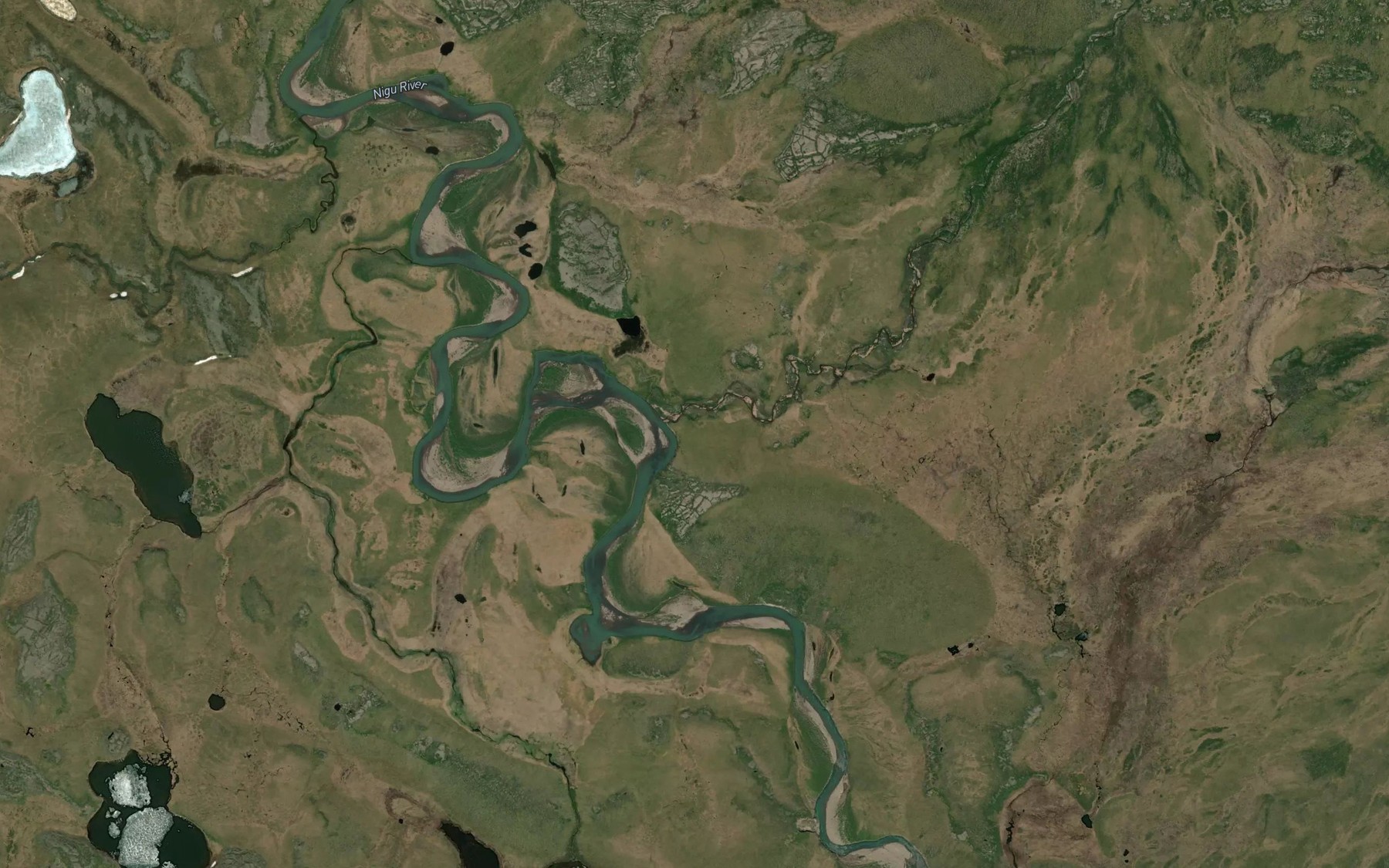 Satellite map of the Otirgon Creek