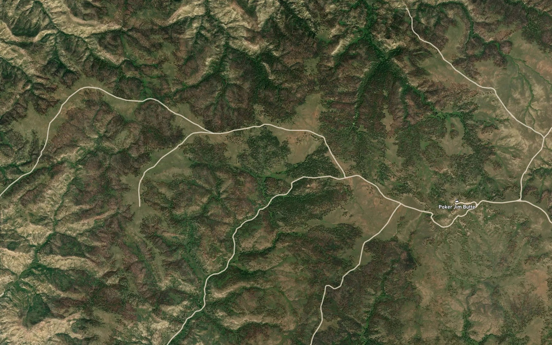 Satellite map of the Timber Creek Basin Spring