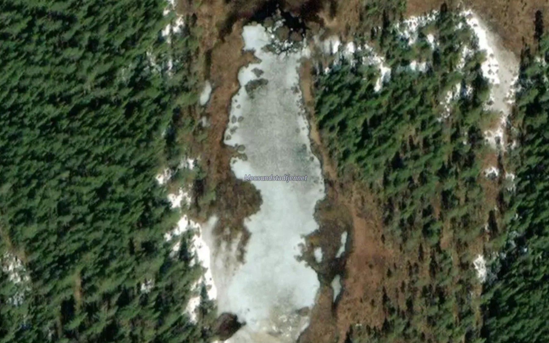 Satellite map of the Messundstadtjernet
