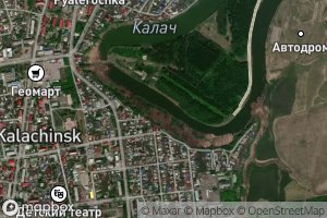 Satellite map of the Ozero Kalach