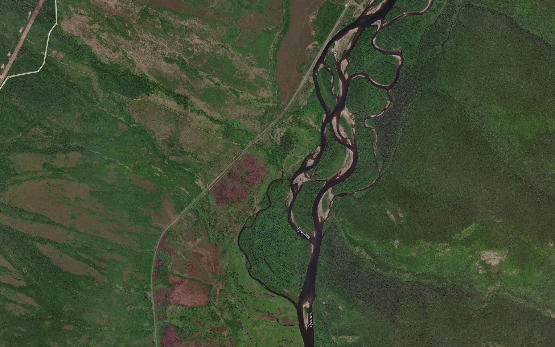 Satellite map of the Khau