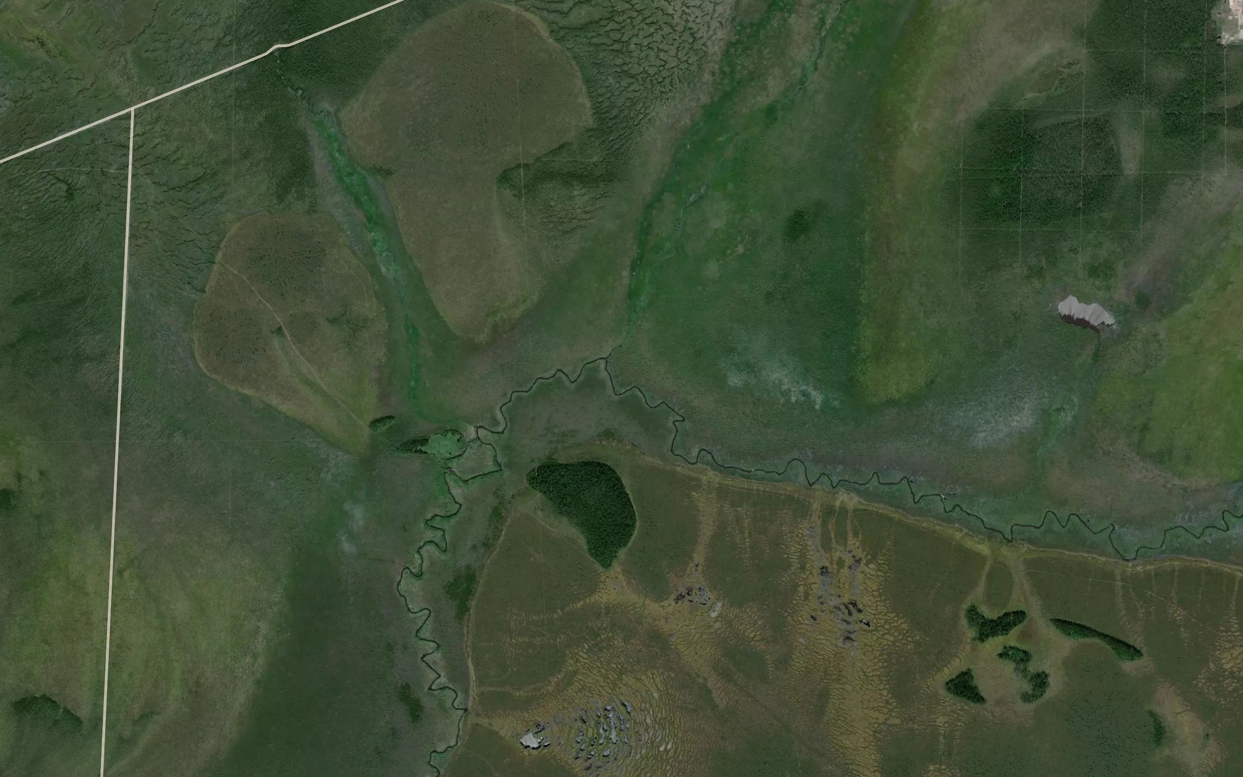 Satellite map of the Yershovka