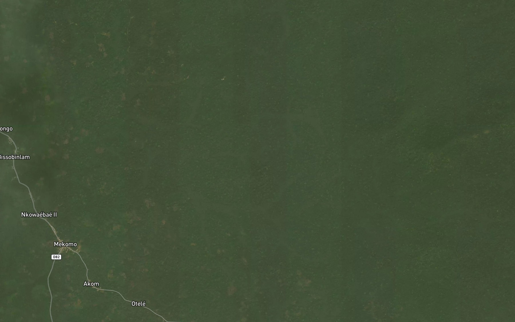 Satellite map of the Idoumou