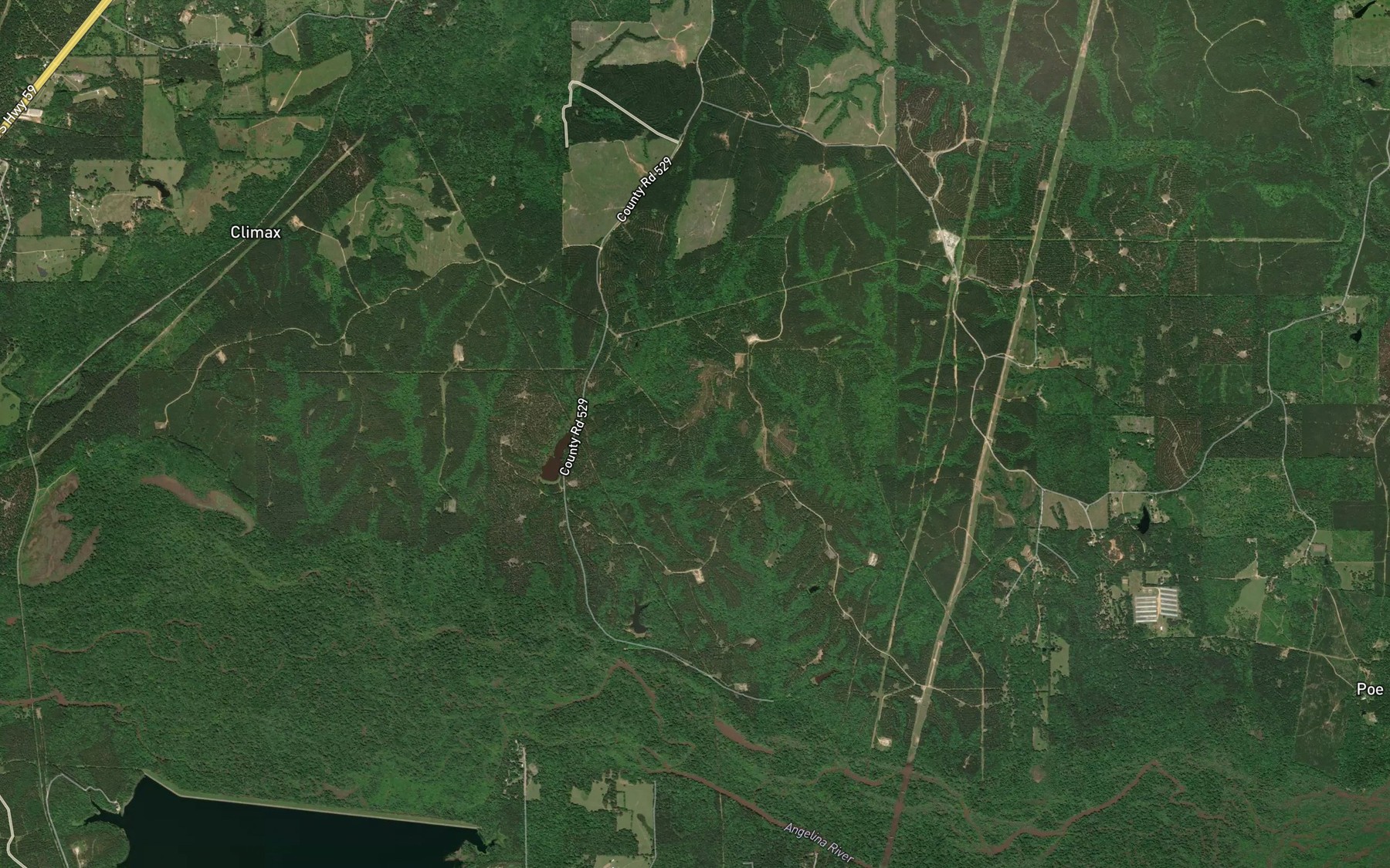 Satellite map of the Shawnee Mineral Springs