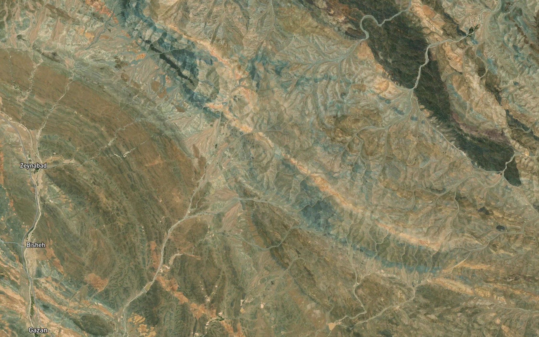 Satellite map of the `Ali Lan