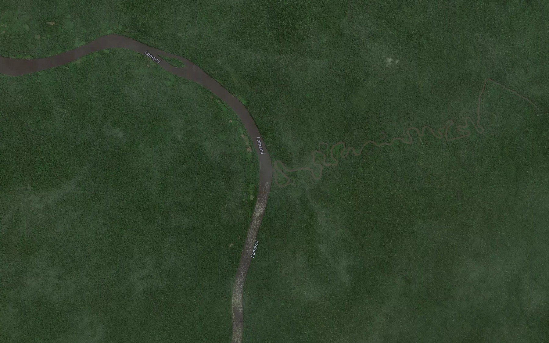 Satellite map of the Loranga