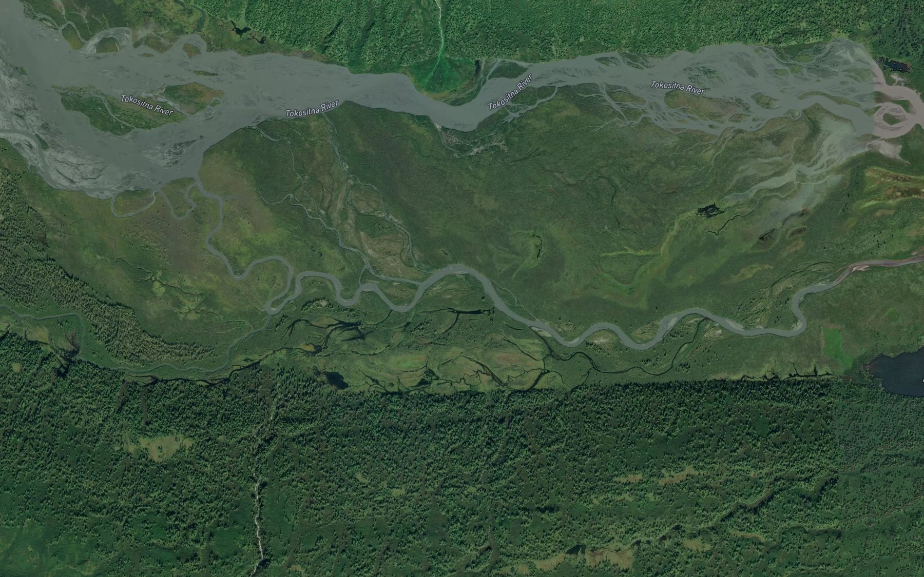 Satellite map of the Ramsdyke Creek
