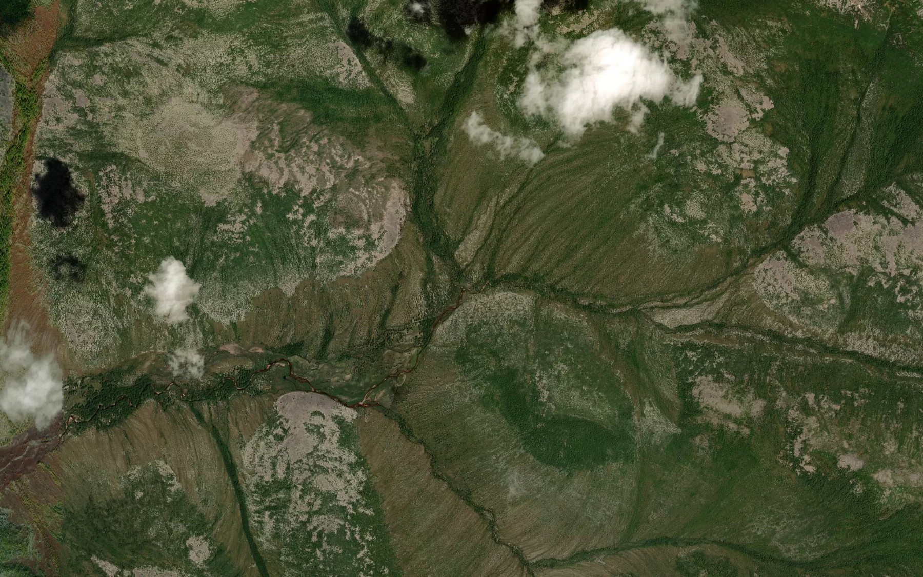 Satellite map of the Pravyy Ugdan