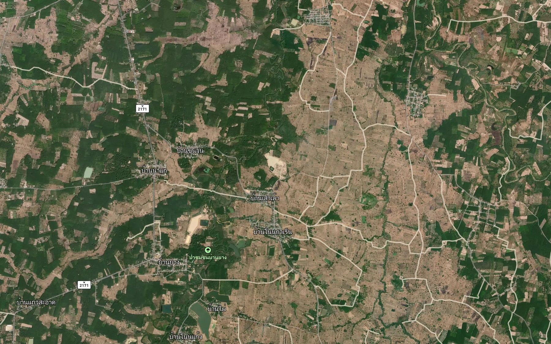 Satellite map of the Nong Phrada