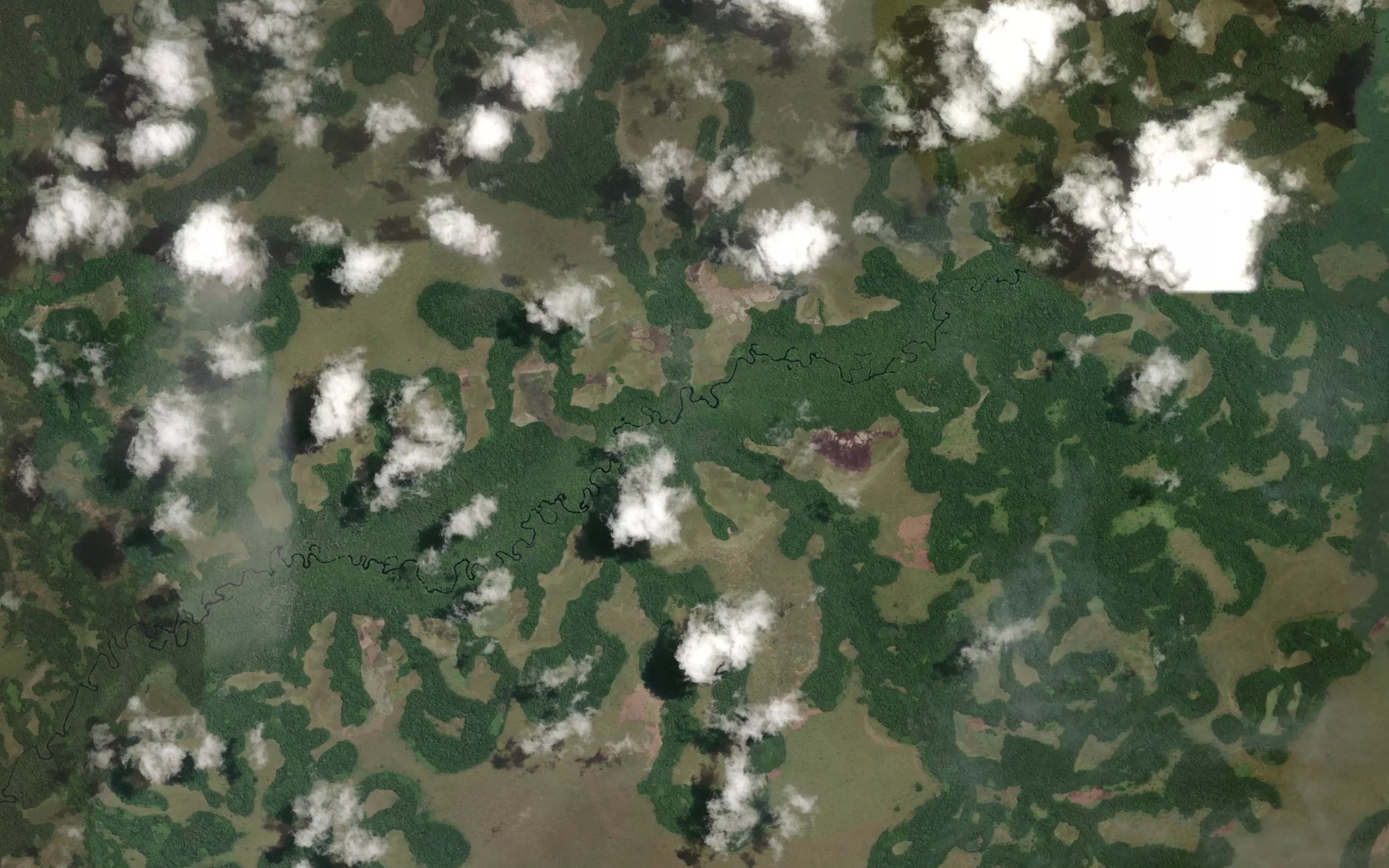 Satellite map of the Mbelo