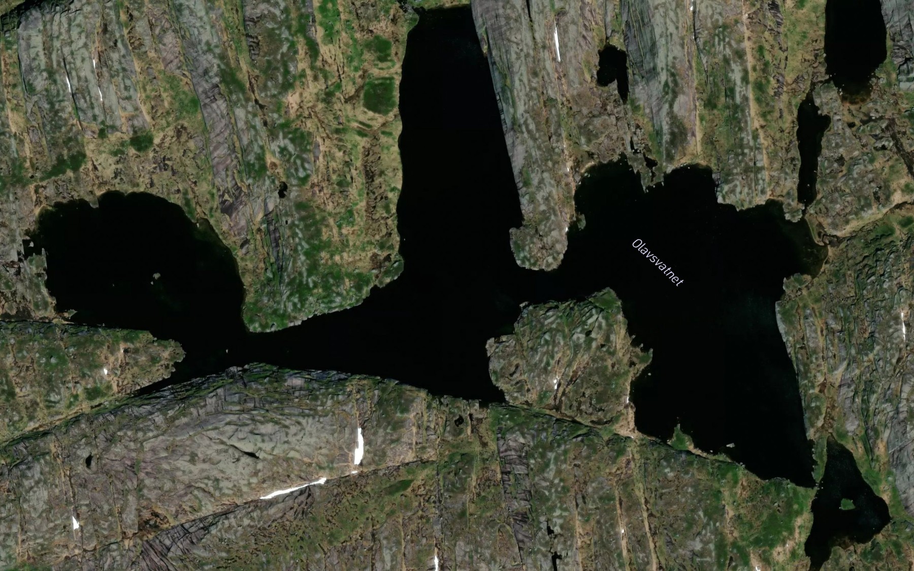 Satellite map of the Olavsvatnet