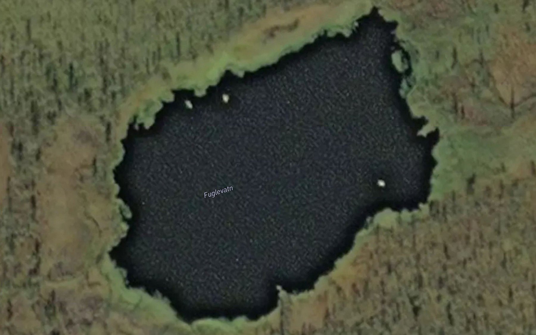Satellite map of the Fuglevatn