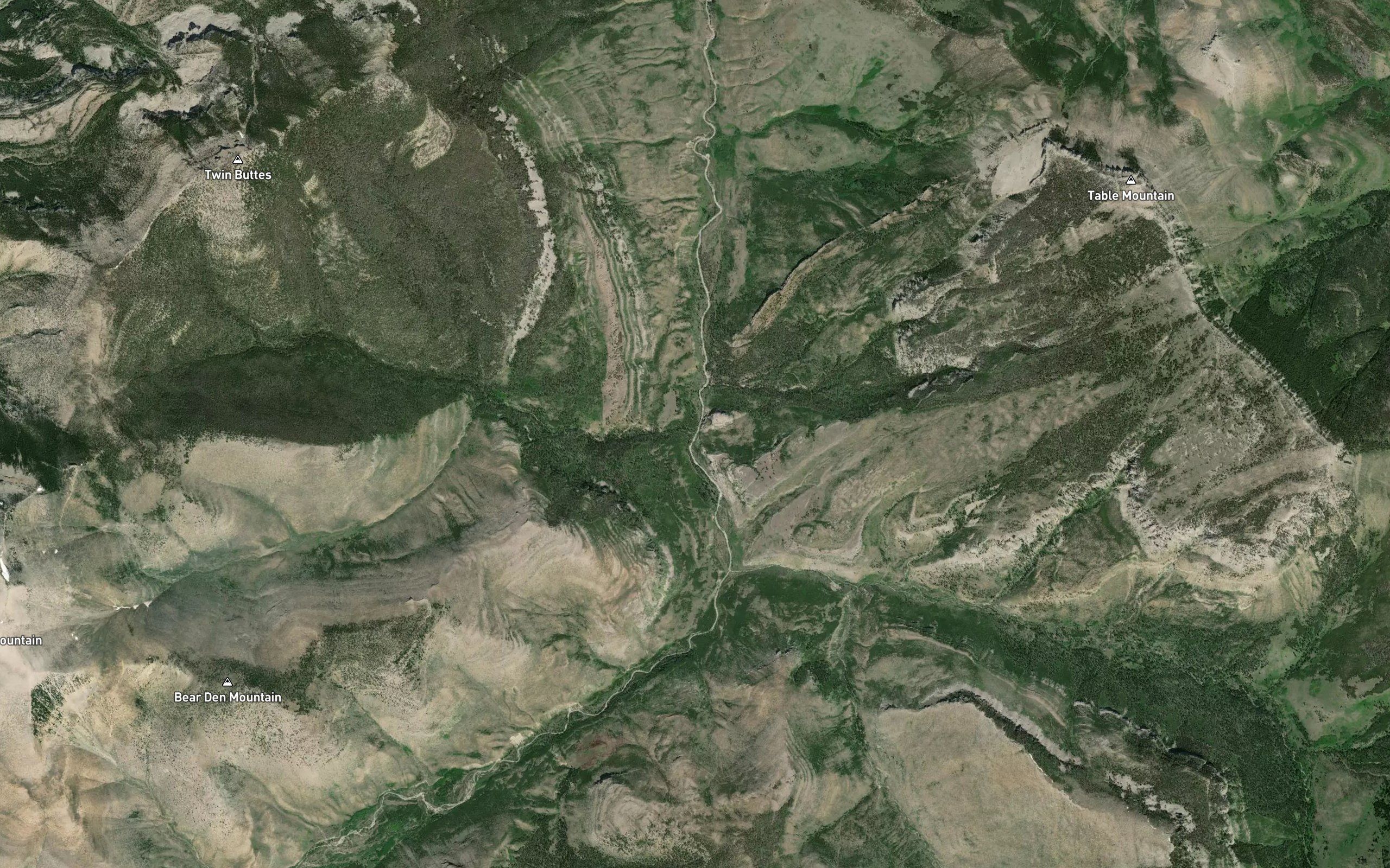 Twin Buttes Creek