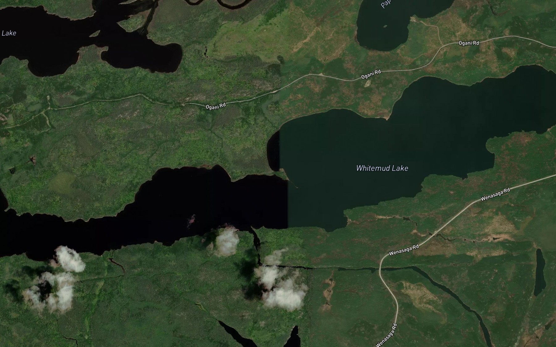 Satellite map of the Whitemud Lake