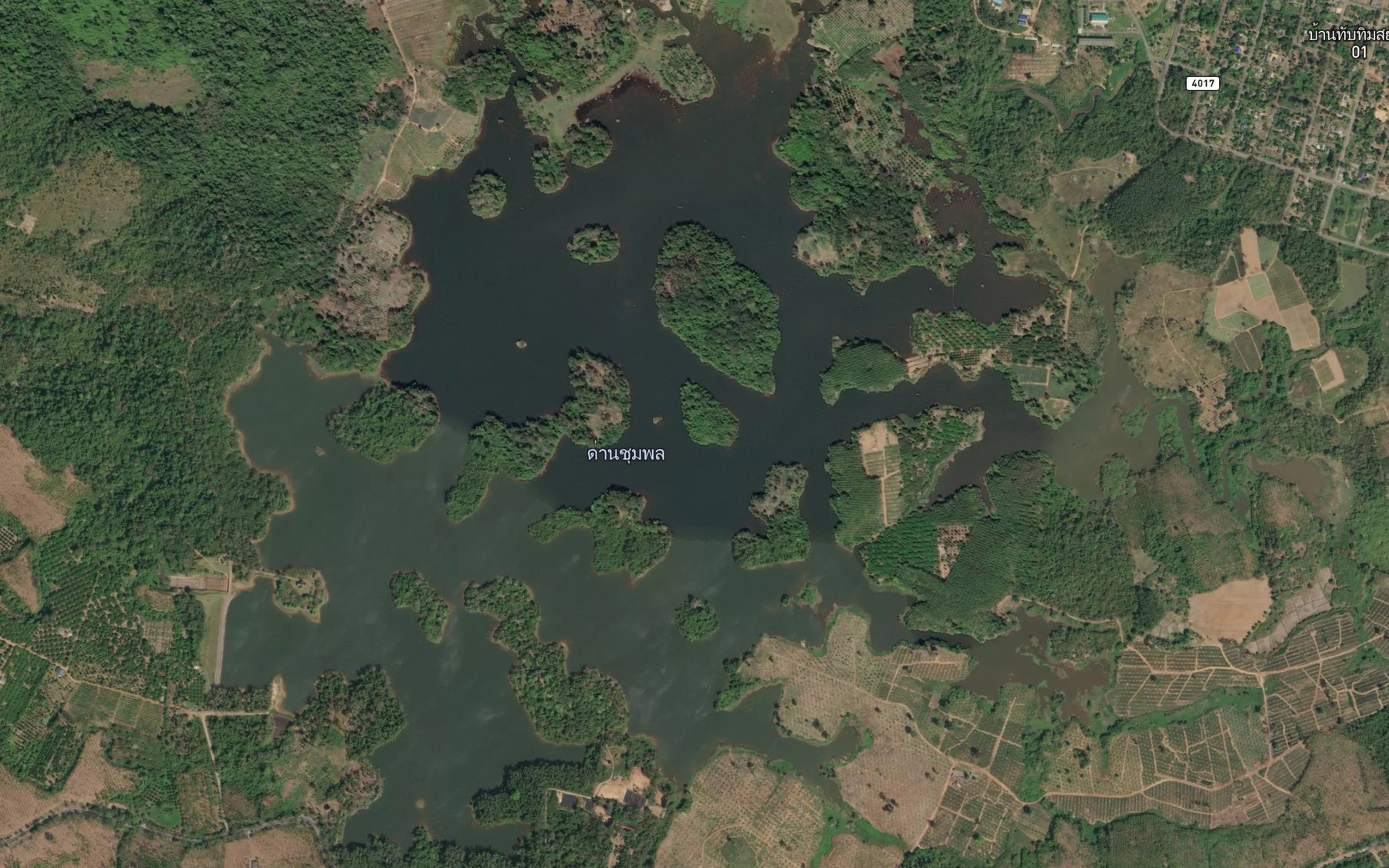 Satellite map of the Ang Kep Nam Dan Chumphon