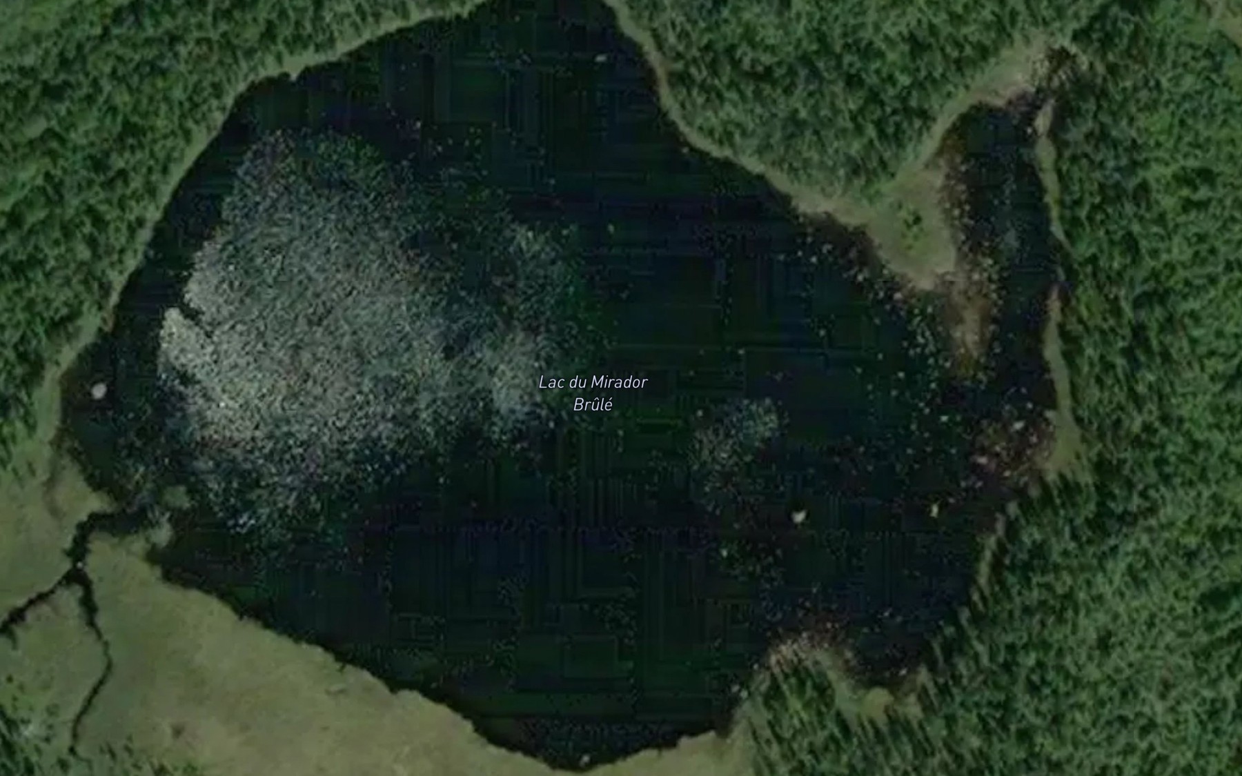 Satellite map of the Lac du Mirador Brule