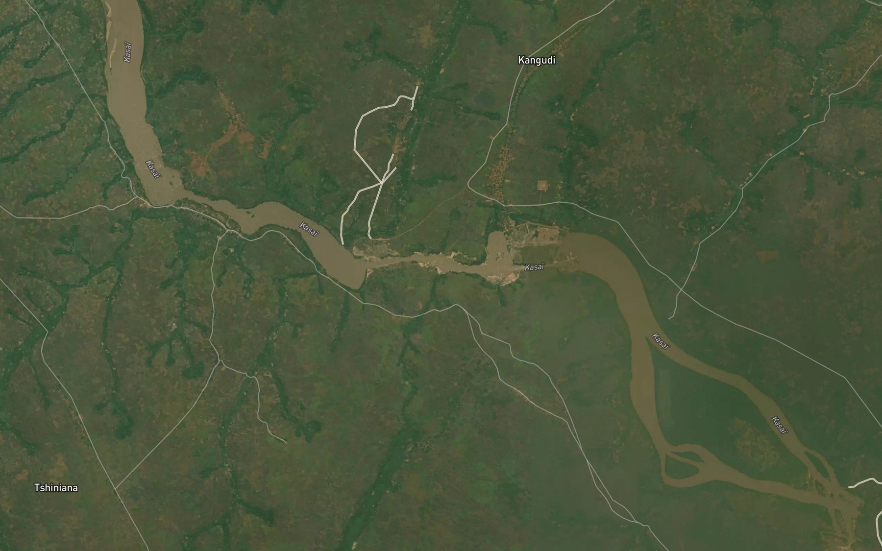 Satellite map of the Misanga