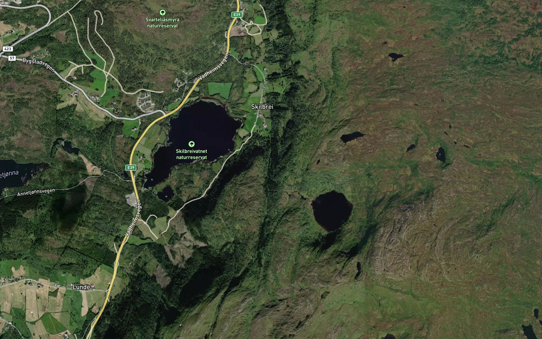 Satellite map of the Saupdola