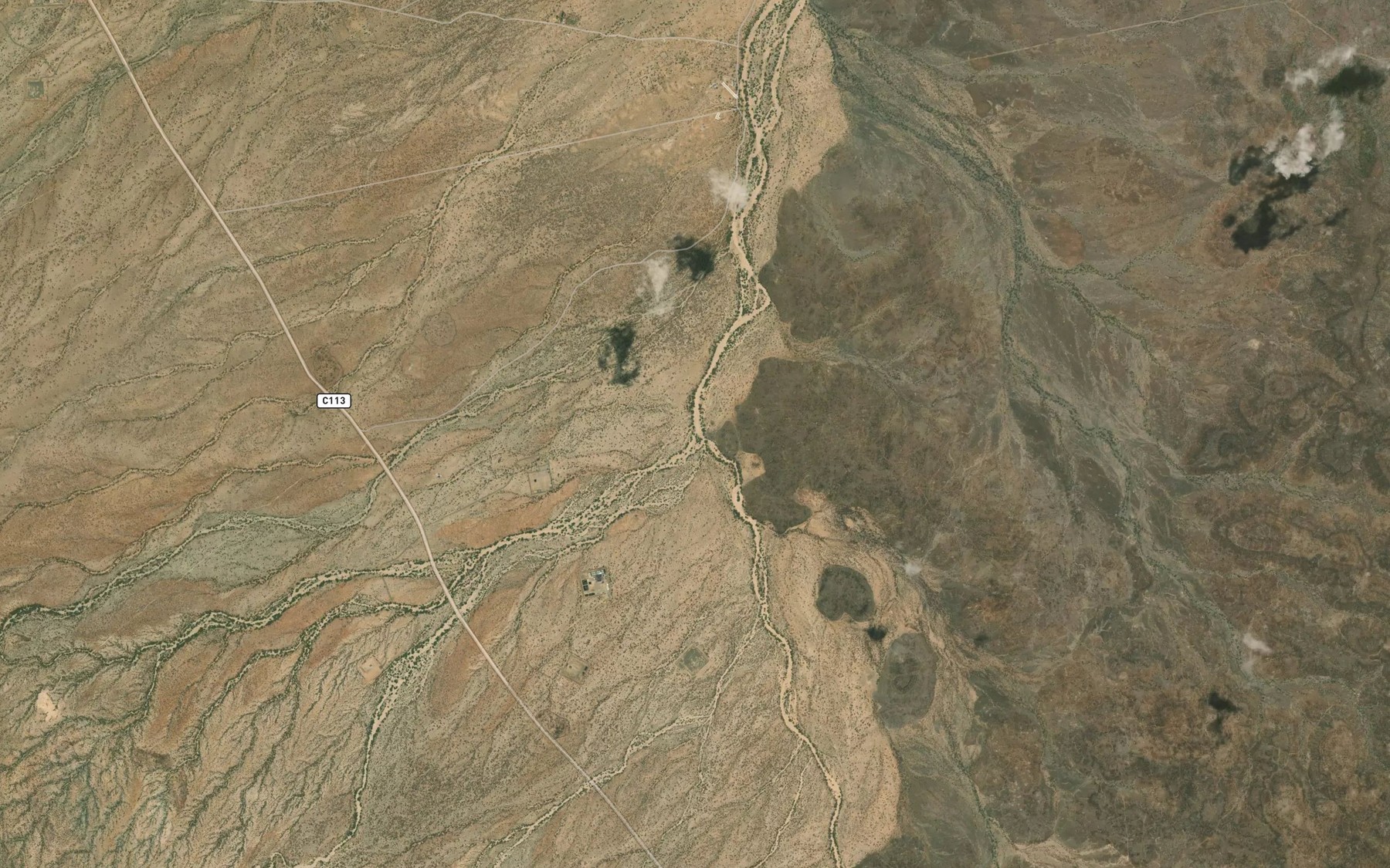 Satellite map of the Kachalakin