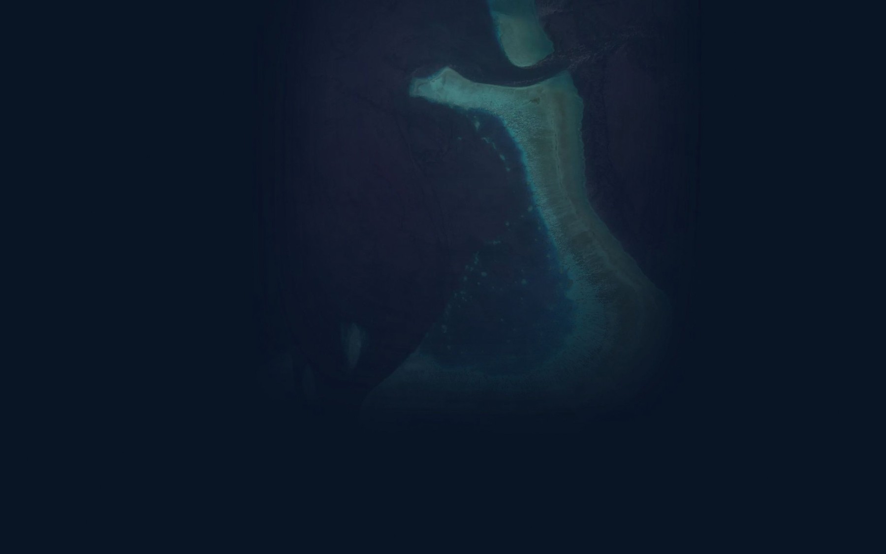 Satellite map of the Log Reef