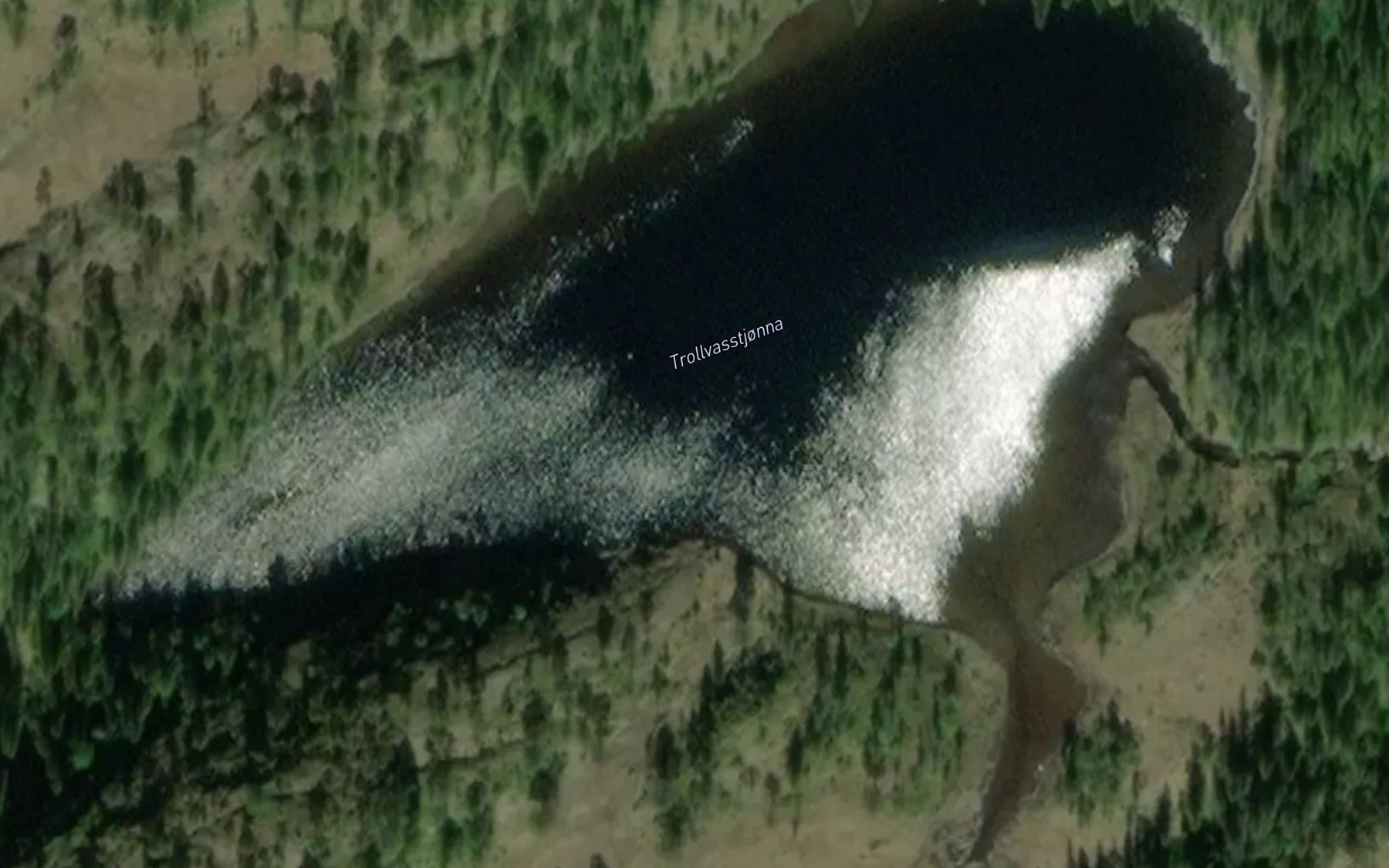 Satellite map of the Trollvasstjonna