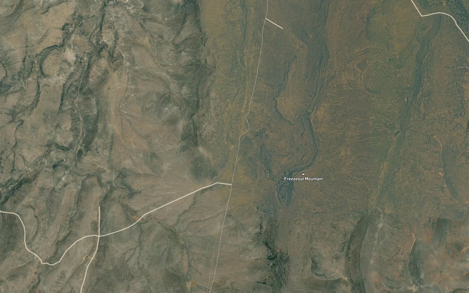 Satellite map of the Slim and Fatty Reservoir