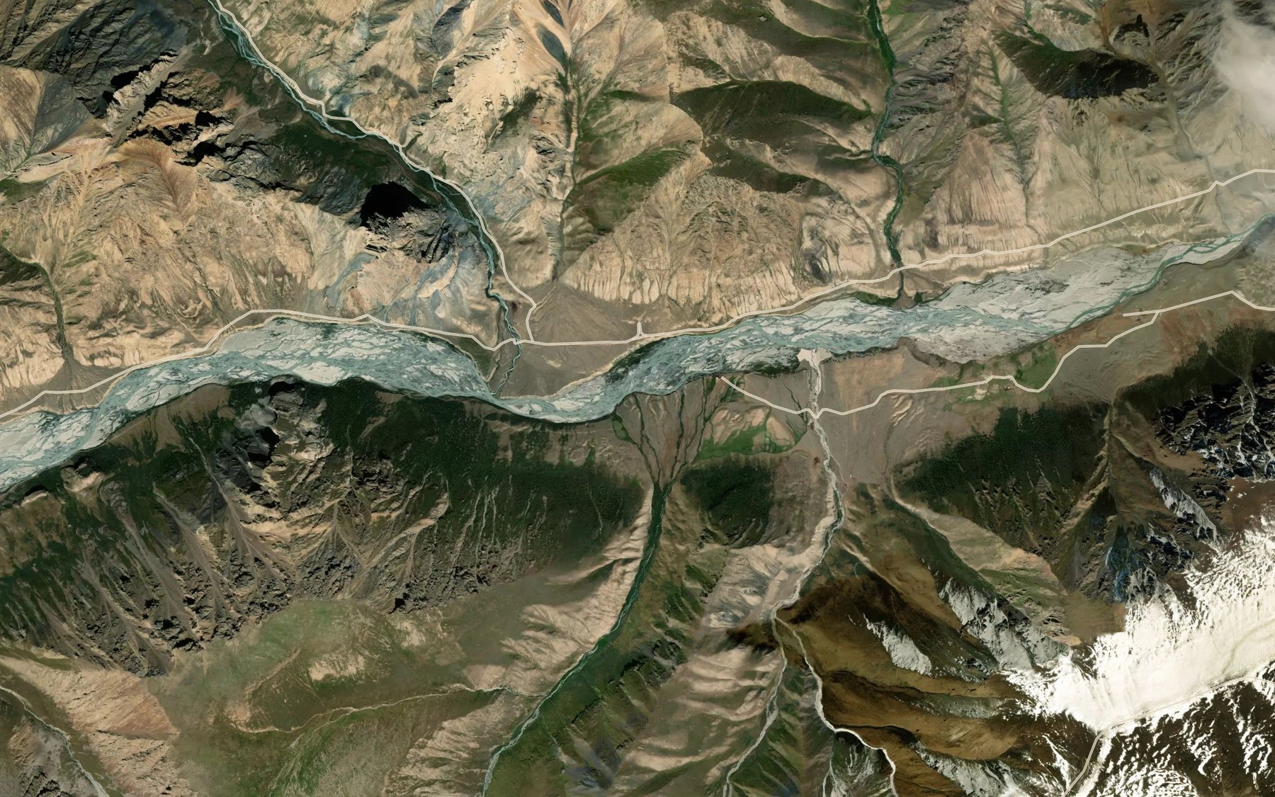 Satellite map of the Bol'shoy Sarybulak