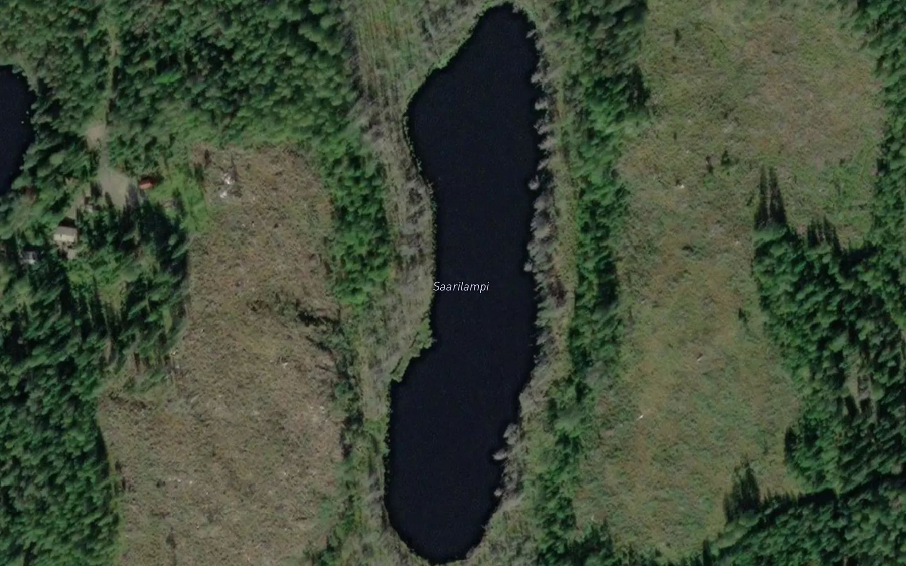 Satellite map of the Saarilampi