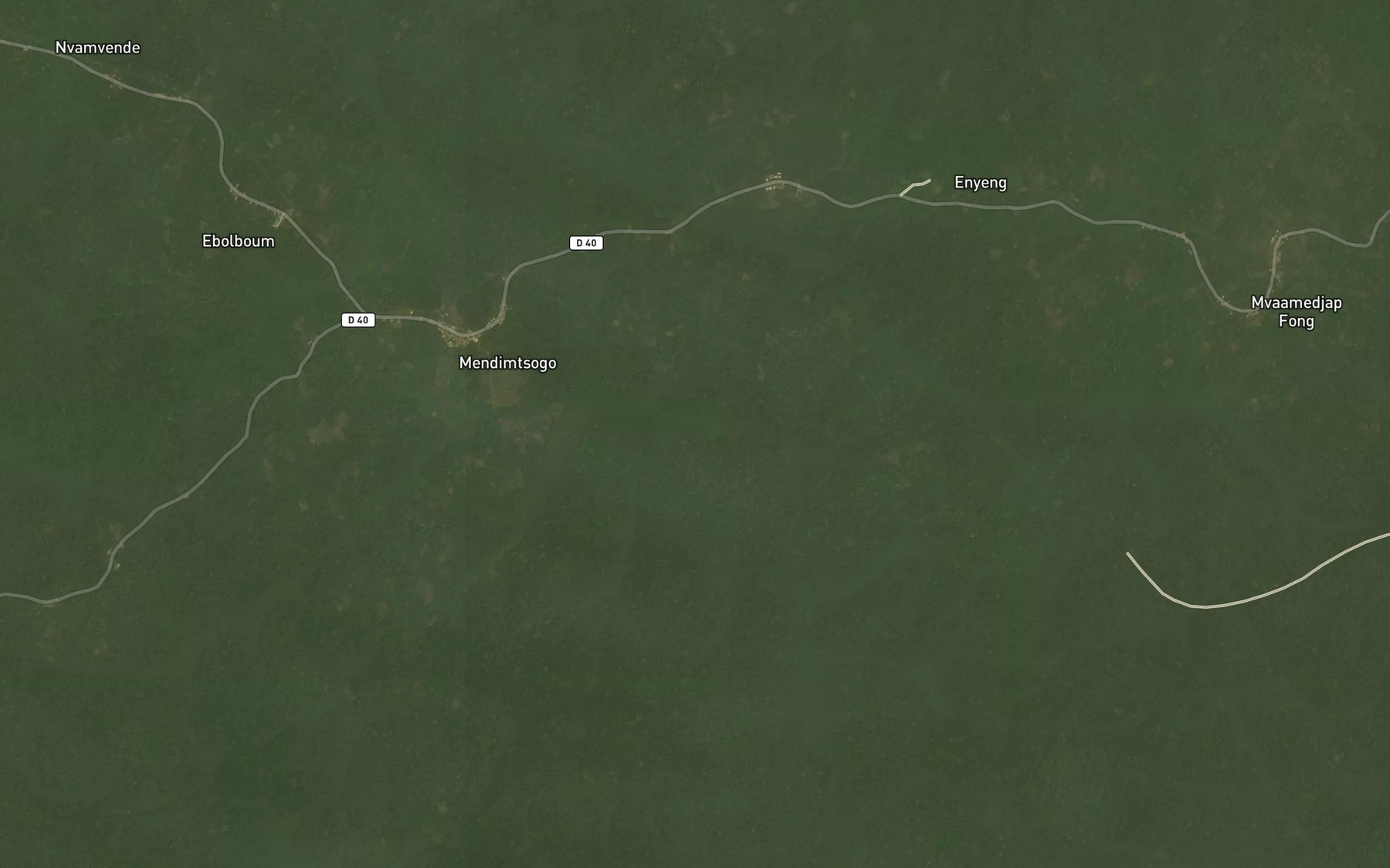 Satellite map of the Mendin Tsogo