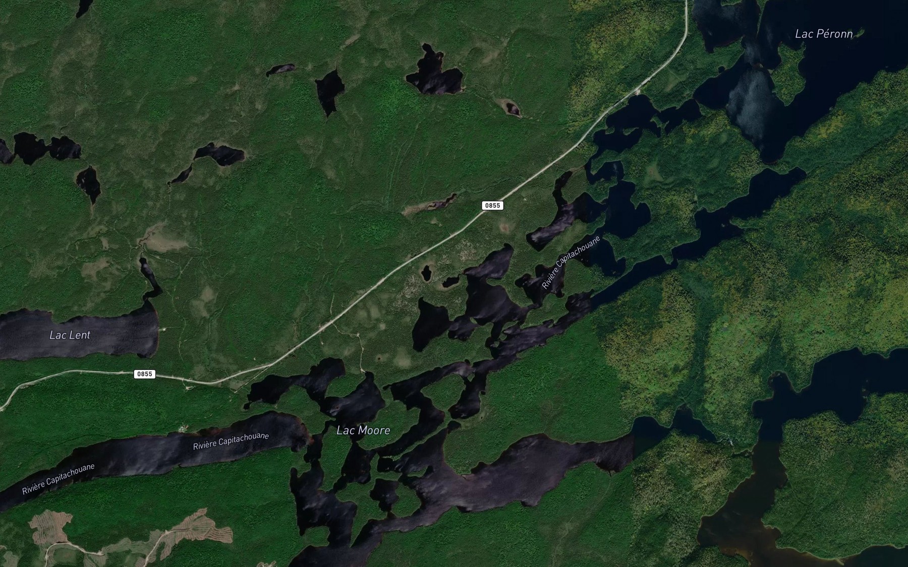 Satellite map of the Lac du Pic Epeiche