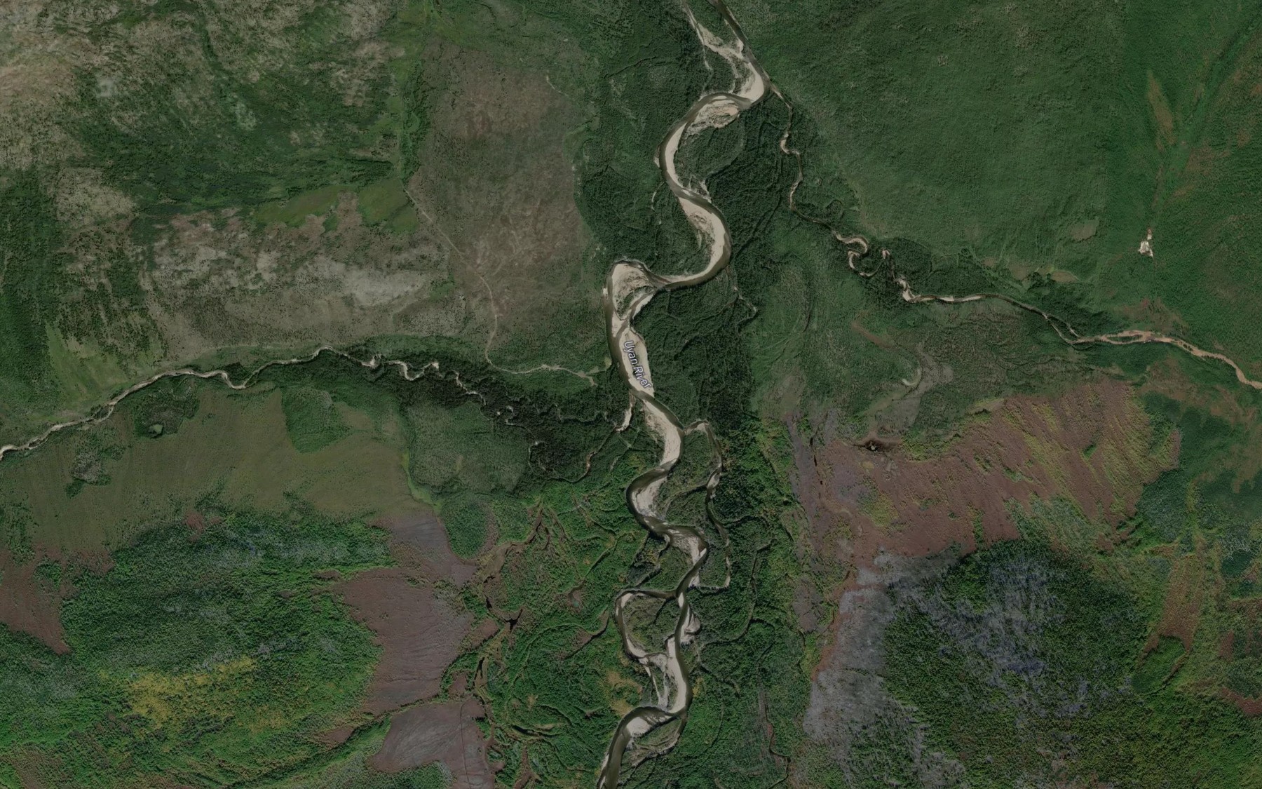 Satellite map of the Sartala