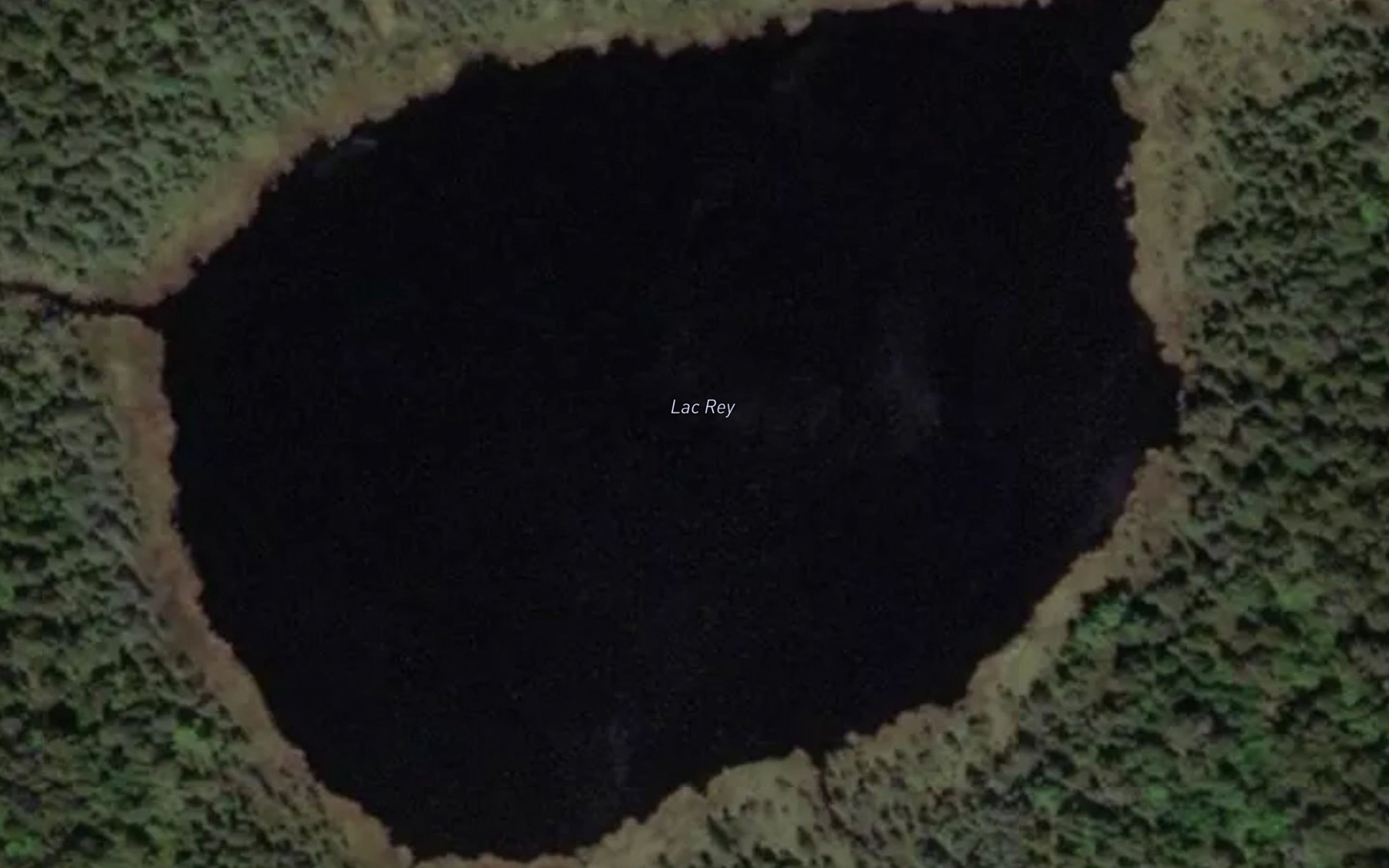 Satellite map of the Lac Rey