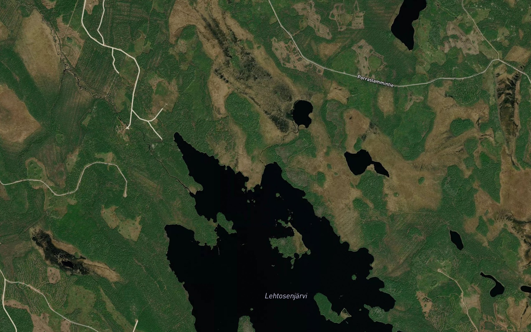 Satellite map of the Siivenpuro