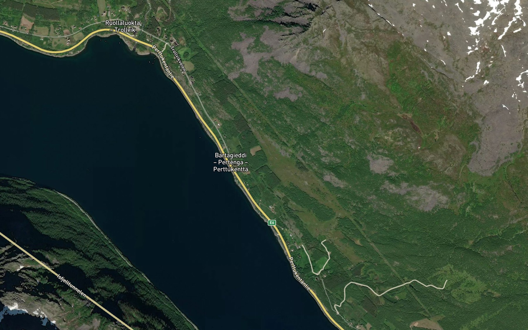 Satellite map of the Hannosjohka