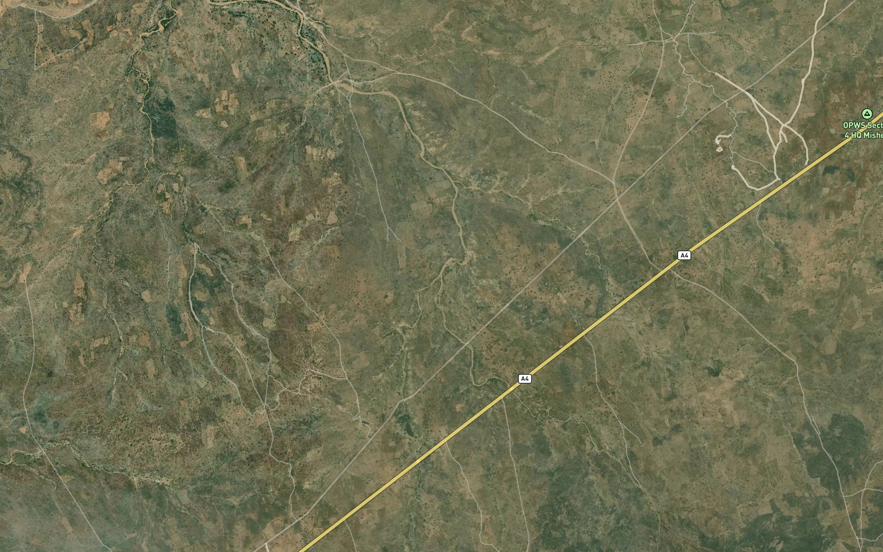Satellite map of the River Pago